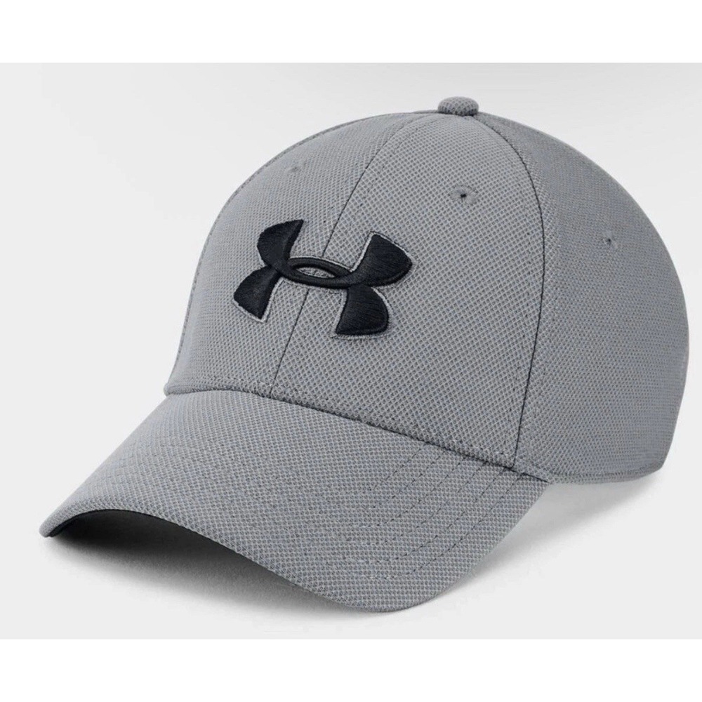 Under Armour Men's Blitzing 3.0‎ Stretch Fit Cap Graphite/Black Size M/L NWT